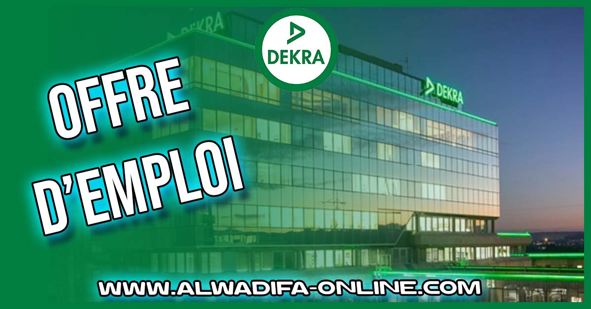 Dekra Services recrute Technicien IT avec Bac+2 salaire 5000Dh