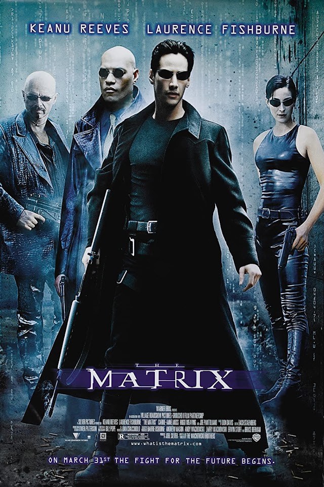 Film The Matrix (1999) Matrix cu Keanu Reeves si Carrie-Anne Moss