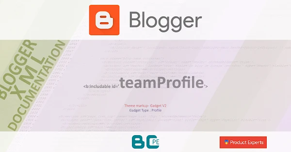 Blogger - teamProfile [Profile GV2 Markup]