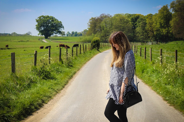 New Look gingham smock dress