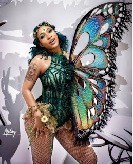 Tonto Dikeh wishes herself a Happy Fathers Day with stunning new photo