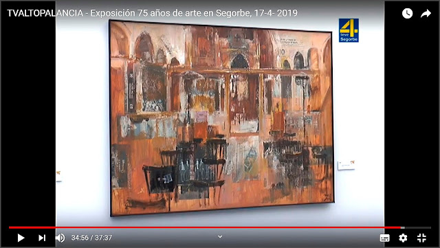 SEGORBE-EXPOSICION-PINTURA-PREMIOS-CAMARON-75 AÑOS DE ARTE-PINTURAS-PINTOR-ERNEST DESCALS