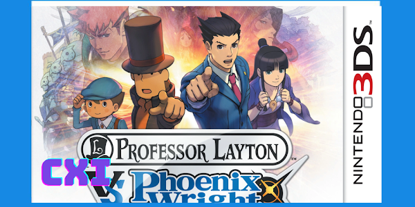 Professor Layton vs. Phoenix Wright: Ace Attorney 3DS CXI [Google Drive & MediaFire] (USA+UNDUB) [Decrypted] (Tanpa Ekstrak) [Citra / Citra MMJ]