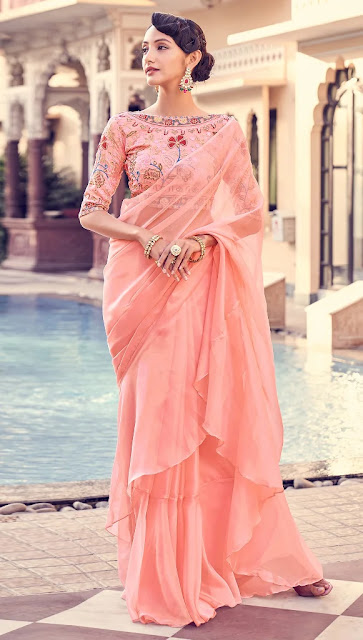 Types of Embroidered Sarees
