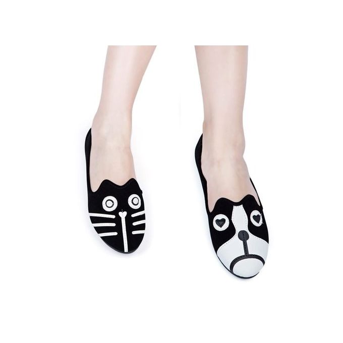 Fashion Cute Girls Cartoon Animal Alpargatas Flats Shoes