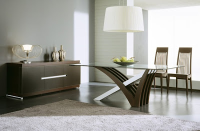 Modern dining room table home decor interior design ideas