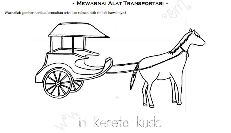 Inspirasi Populer Mewarnai Transportasi Pdf, Terbaru!