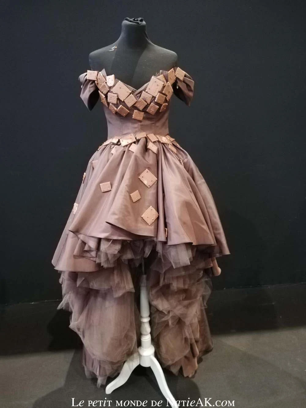 robe en chocolat Vincent Guerlais et du couturier Nicolas Fafiotte