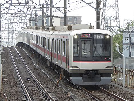 東京メトロ副都心線　東上線直通　F急行　森林公園行き4　東急5050系