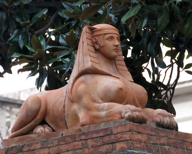 My favorite sphinx, Via Enrico Mayer, Livorno