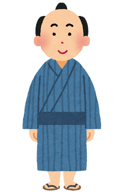 江戸時代の町民のイラスト（男性）