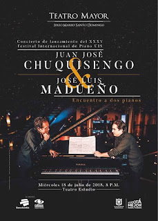 POSTER Juan José Chuquisengo y José Luis Madueño en Bogotá