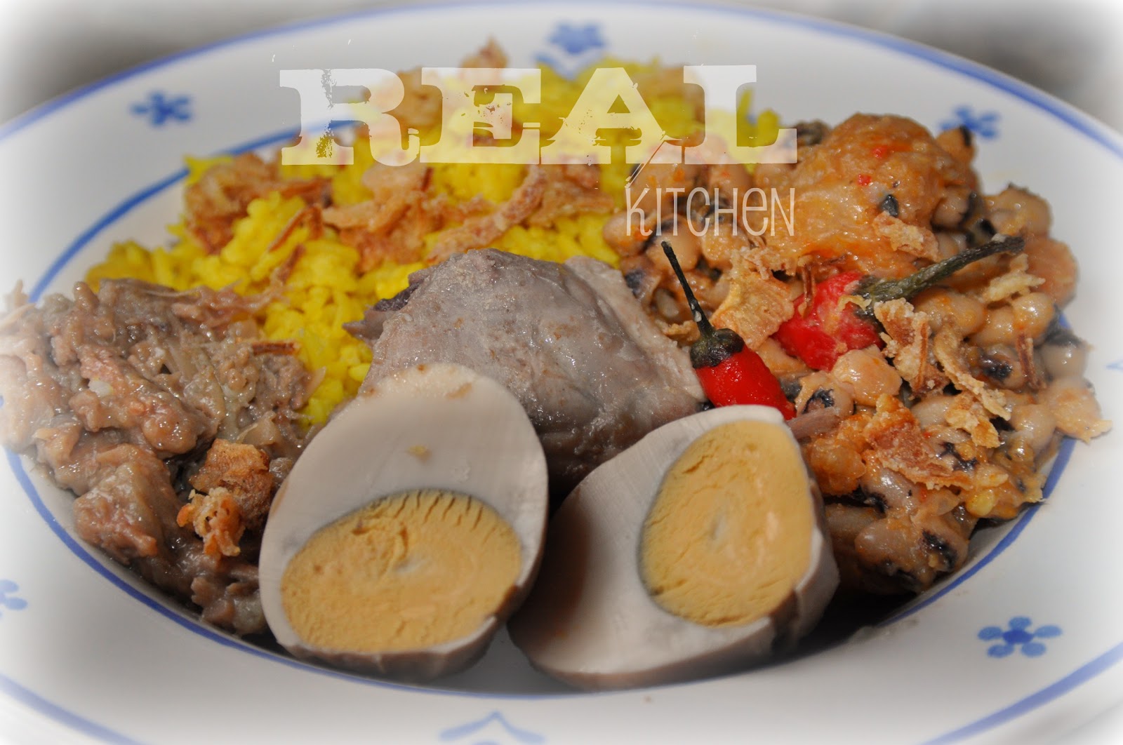 REAL Kitchen NL: Nasi Kuning Gudeg Plus (Menu: 10 Nov 2011)