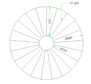 20 Hari belajar Autocad 2D hari #11 - Perintah array 