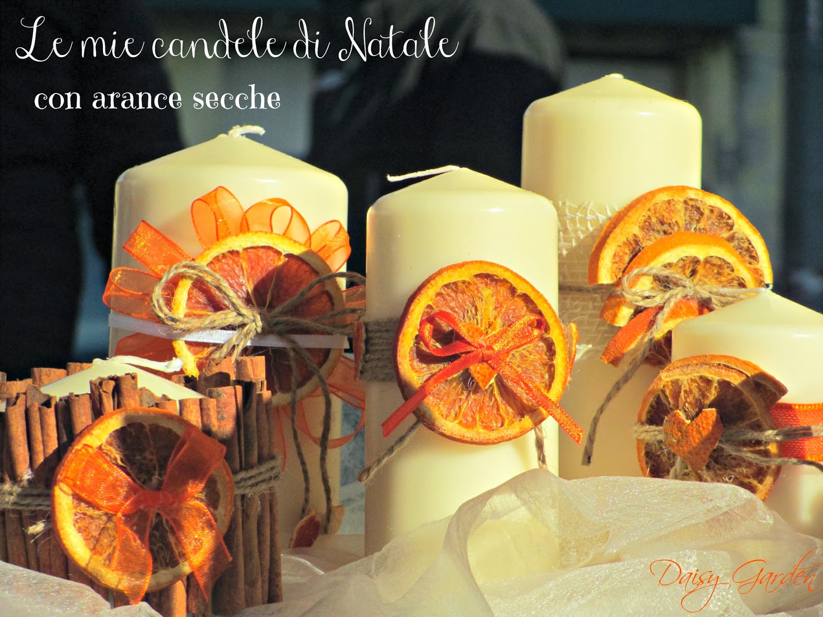 regalino fai da te per natale, candele decorate, 

regalo handmade