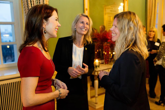 Crown Princess Mary give a Christmas reception for the Mary Foundation's cooperation partners