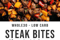 Whole30 Steak Bites With Sweet Potatoes And Peppers