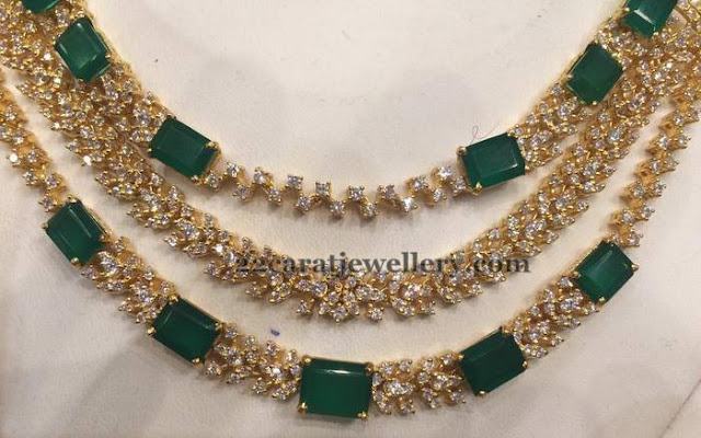 51 Grams Emerald Set Chandbalis