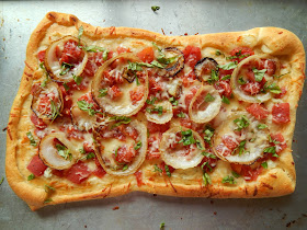 This is a quick and easy recipe for a Tasty Tomato Tart! #Stockupondelmonte #Albertsons ad