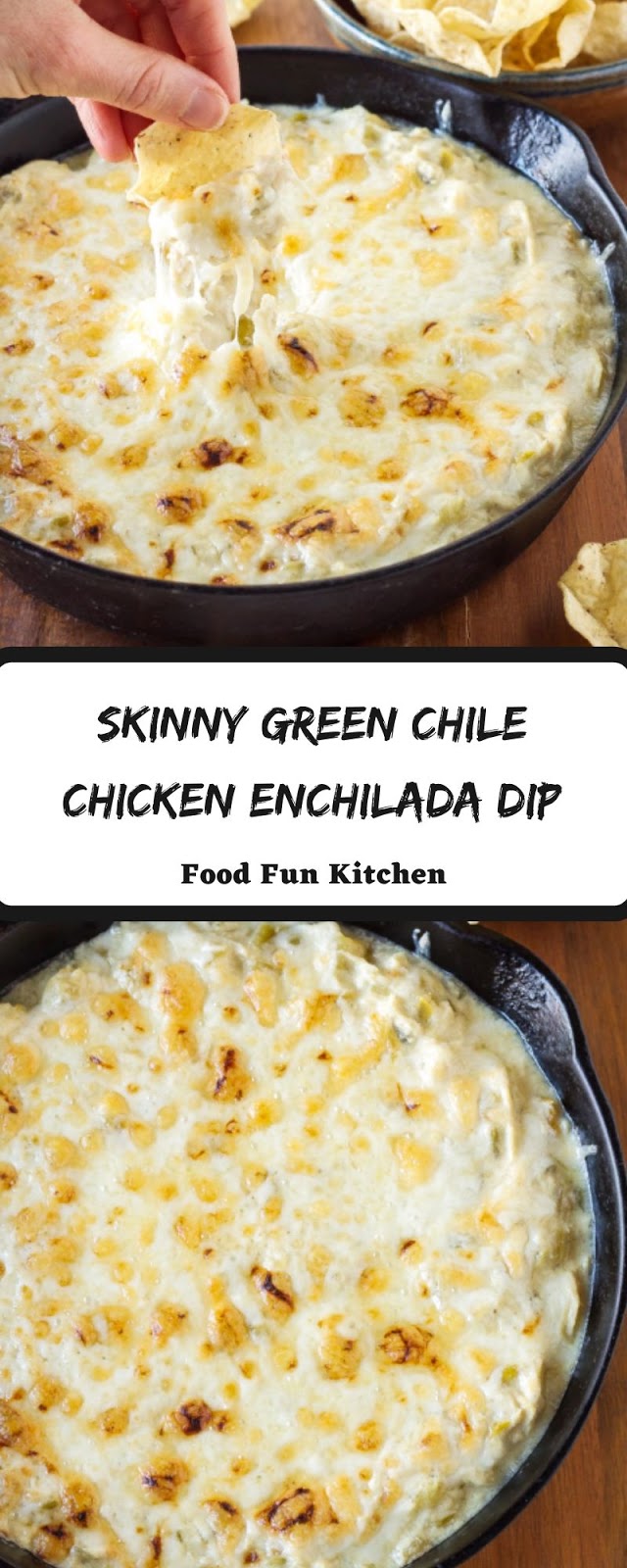 SKINNY GREEN CHILE CHICKEN ENCHILADA DIP