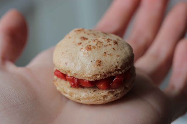 Macarons au poivron