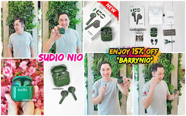 Sudio NIO Wireless Earphones Review Penang Malaysia Top Blogger Influencer KOL www.barryboi.com Best Earphones