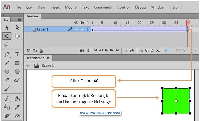 Gambar Animasi Tweening Animasi Tween  Dengan Ease 75 