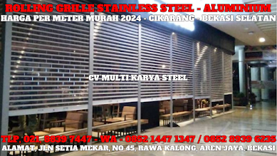 GAMBAR, ROLLING GRILLE, CIKARANG, HARGA, ROLLING GRILLE, PER METER, TERBARU, 2024