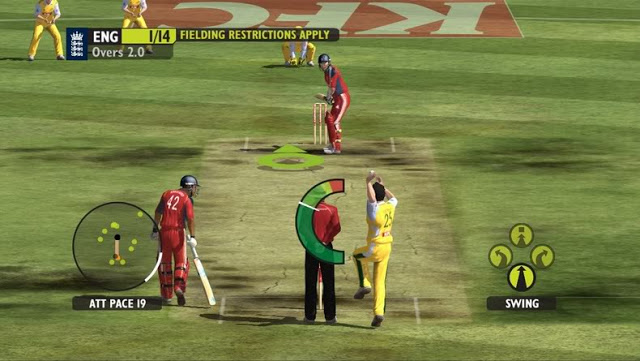 Ashes Cricket Pc Game Screen Shot