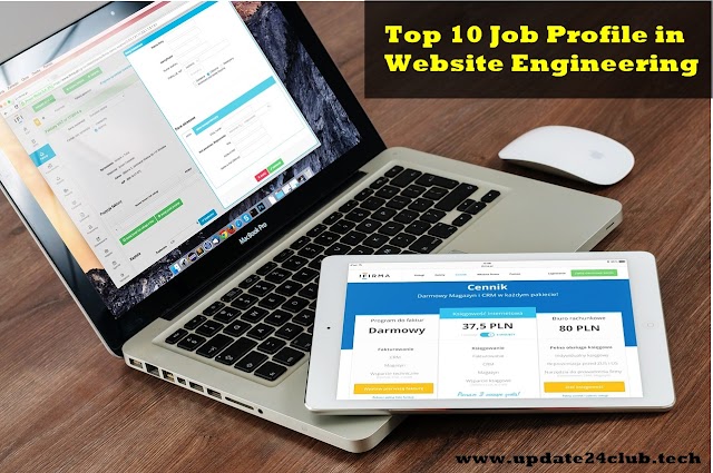 Top 10 Job Profile in Website Engineering