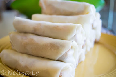 Air fryer Turon, banana lumpia or banana springrolls