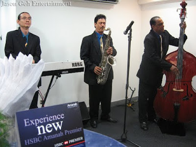 Event Jazz Band performing LIVE at HSBC launch in Ampang KL, Malaysia