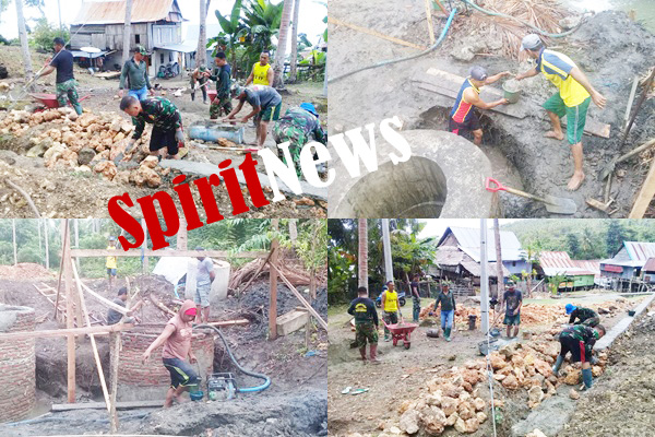  Kegiatan Pra TMMD Ke 102, di Lakukan Dengan Bergotong Royong