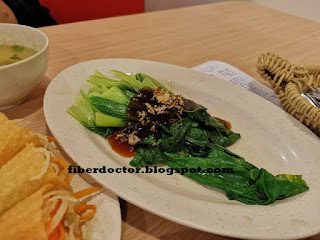 Pak choy with oyster sauce The Chicken Rice Shop (CSR)