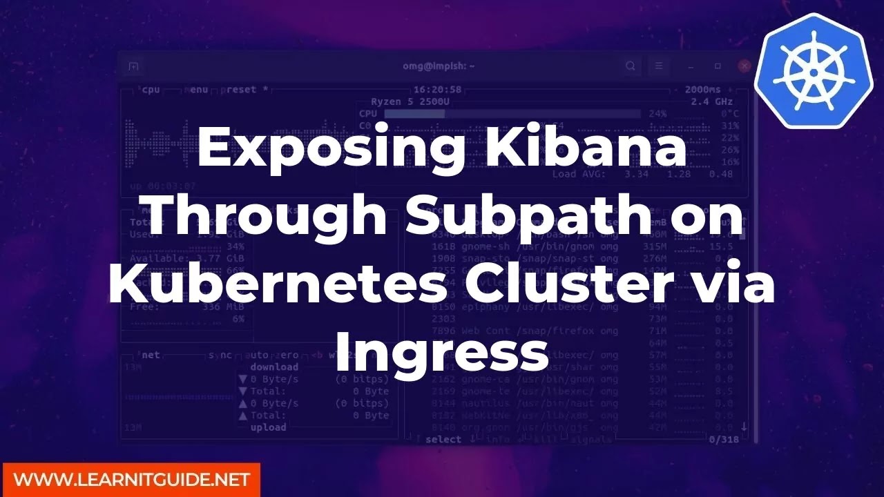 Exposing Kibana Through Subpath on Kubernetes Cluster via Ingress