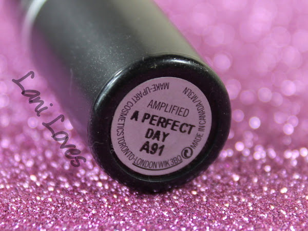 MAC Monday: Naturally - A Perfect Day Lipstick Swatches & Review