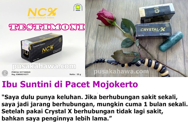 NCX NASA resep alami mengobati keputihan Crystal X testimoni