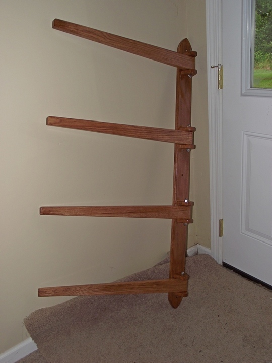 Wooden Quilt Rack Wall Mount PDF Woodworking