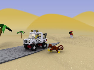 lego render safari off road vehicle 
