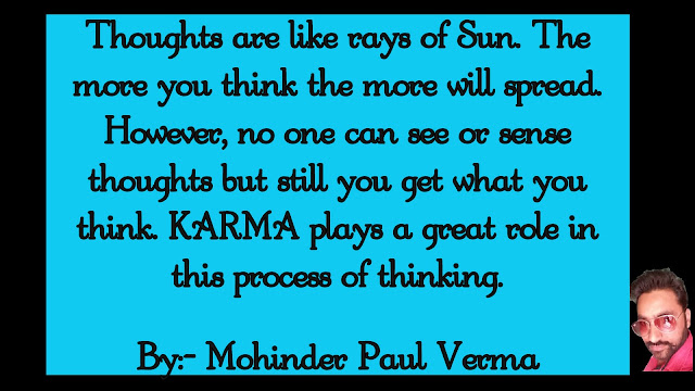 Making Self Success - Thoughts are like rays of Sun