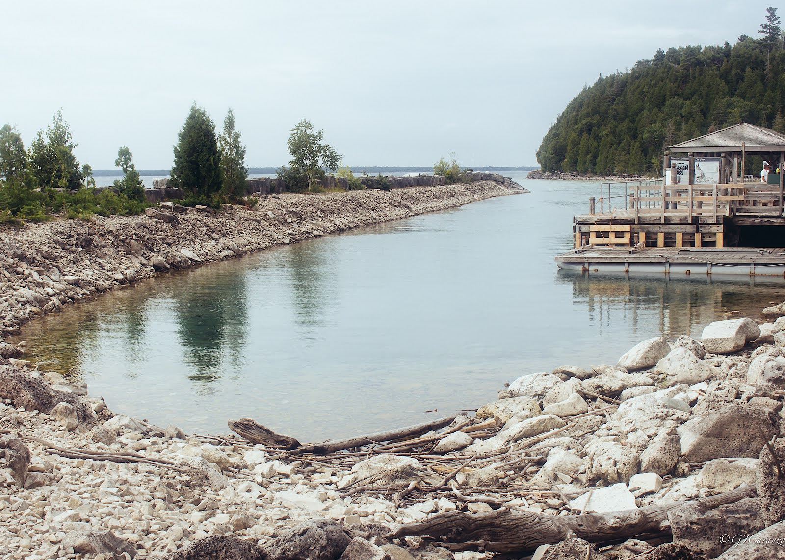 Things To Do in Summer in Ontario, Canada: Take a Boat Ride to Flowerpot Island in Tobermory