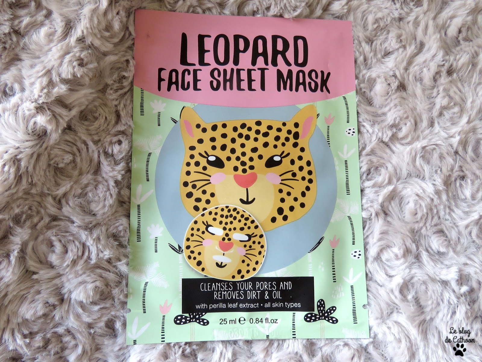 Léopard Face Sheet Mask - Masque en Tissu - Action