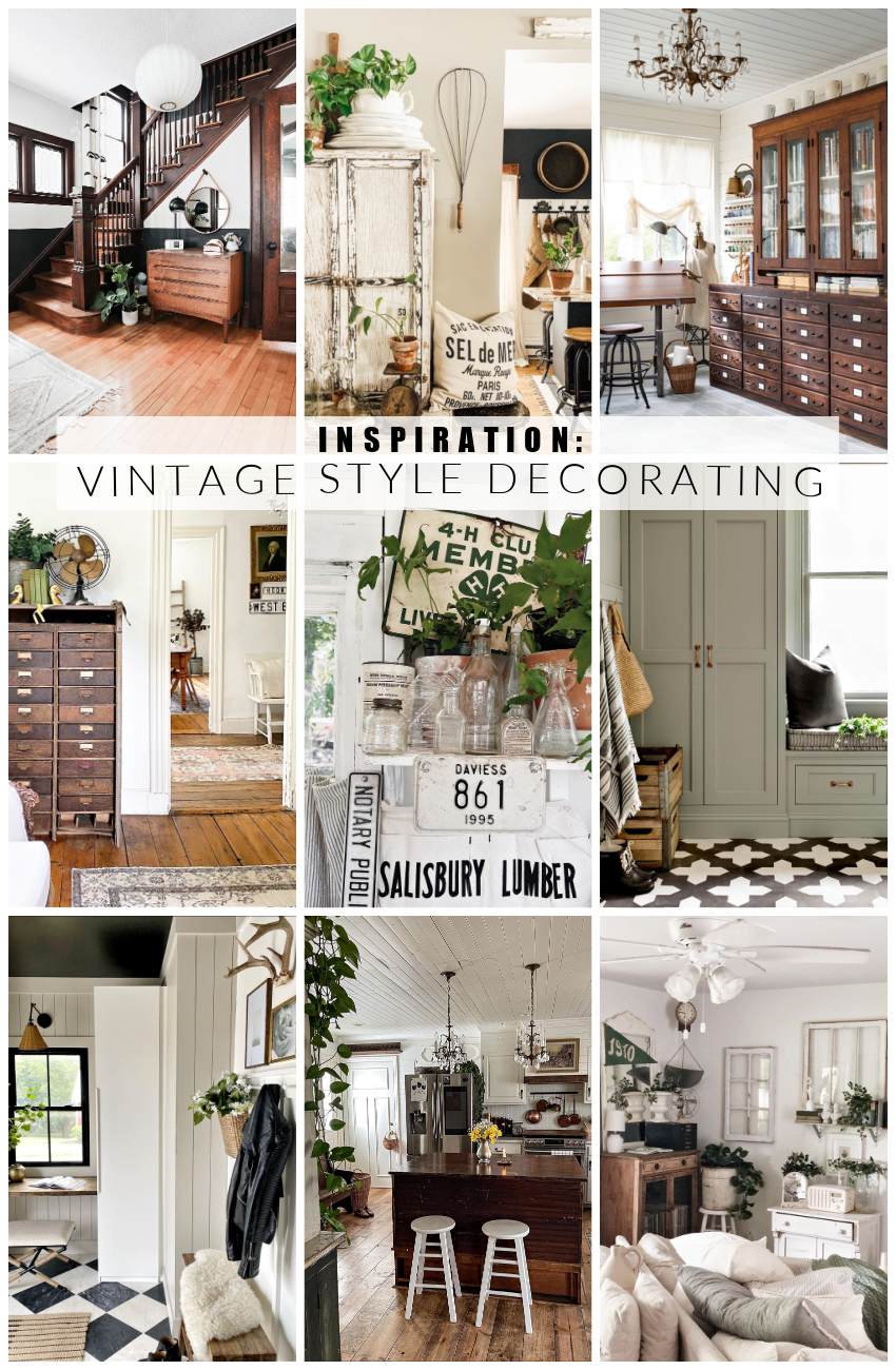 Inspiration: Vintage Decorating Tips and Ideas | Little House of ...