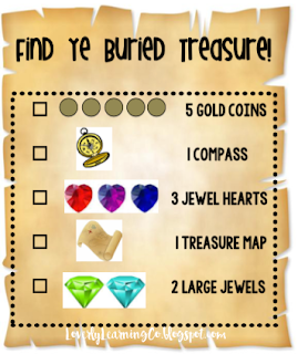  Find the {Treasure} Game Card Loverly Learning & Co.