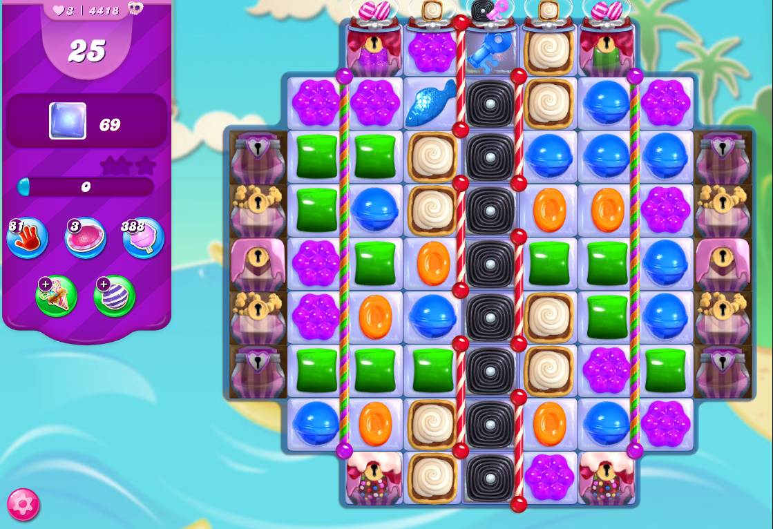 Candy Crush Saga level 4418