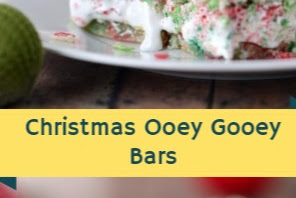 Christmas Ooey Gooey Bars #christmas #dessert 