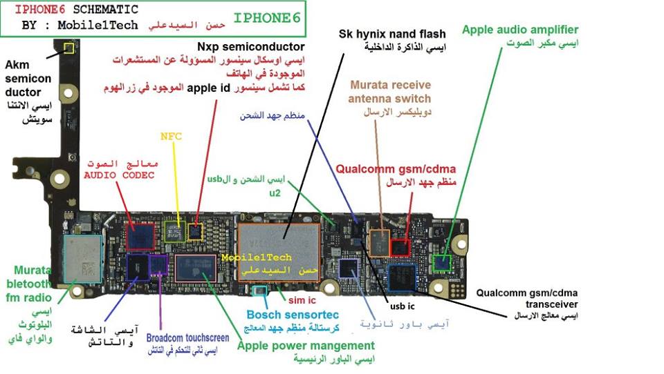 IPHONE 6 SCHEMATIC Diagram - PERFECT MOBILE SOLUTION