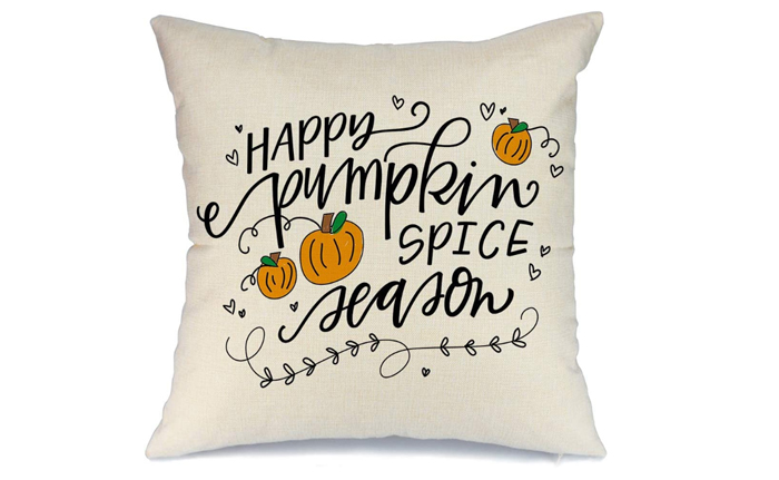 Pumpkin Spice Pillow Cover