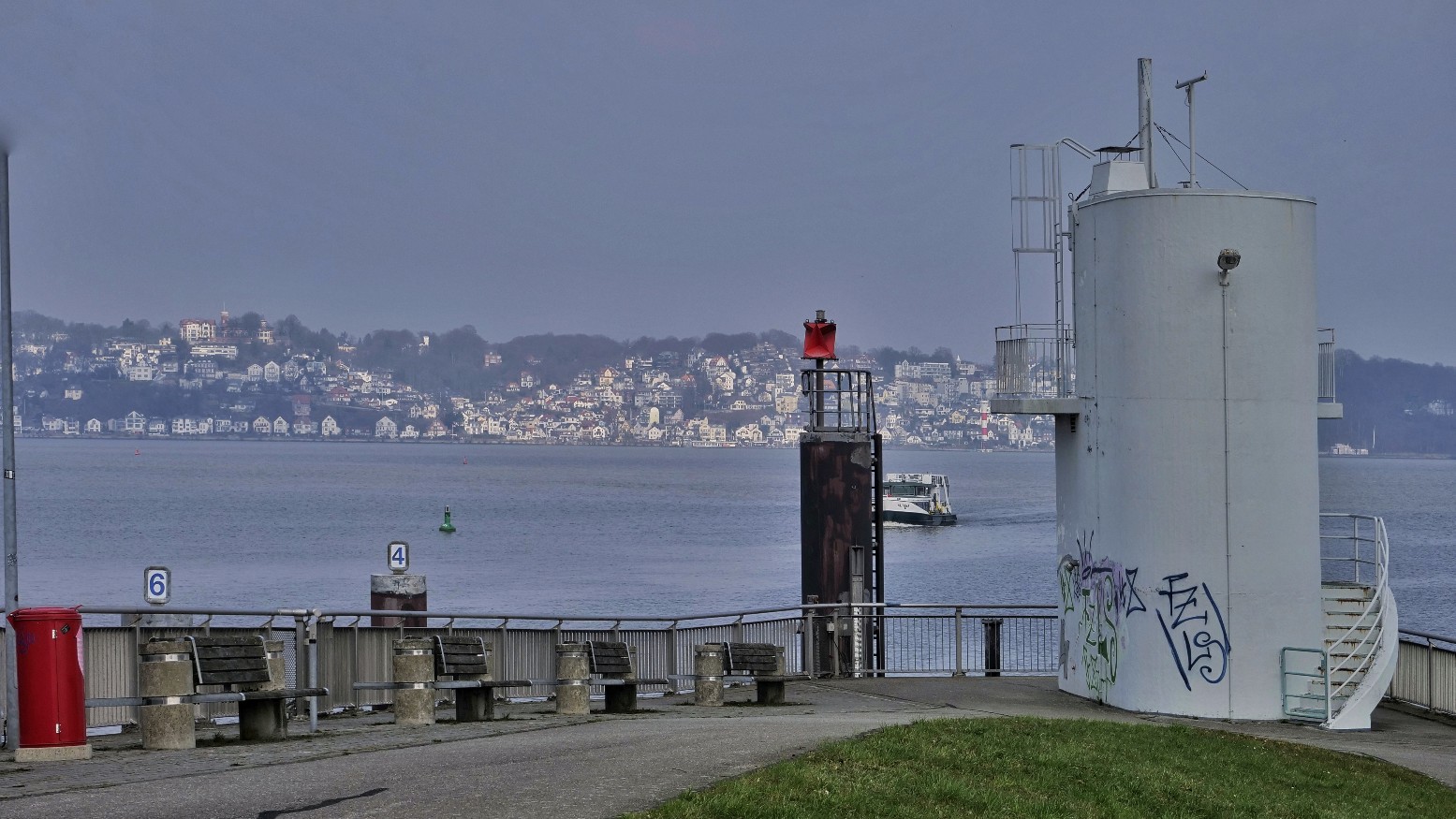 Blick nach Blankenese