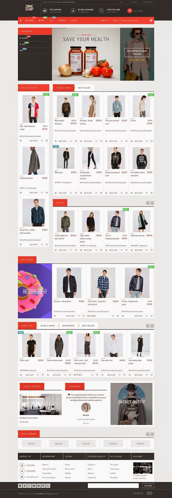 Best eCommerce Templates with Awesome Design